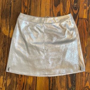 Cupcakes and cashmere silver and toffee skirt